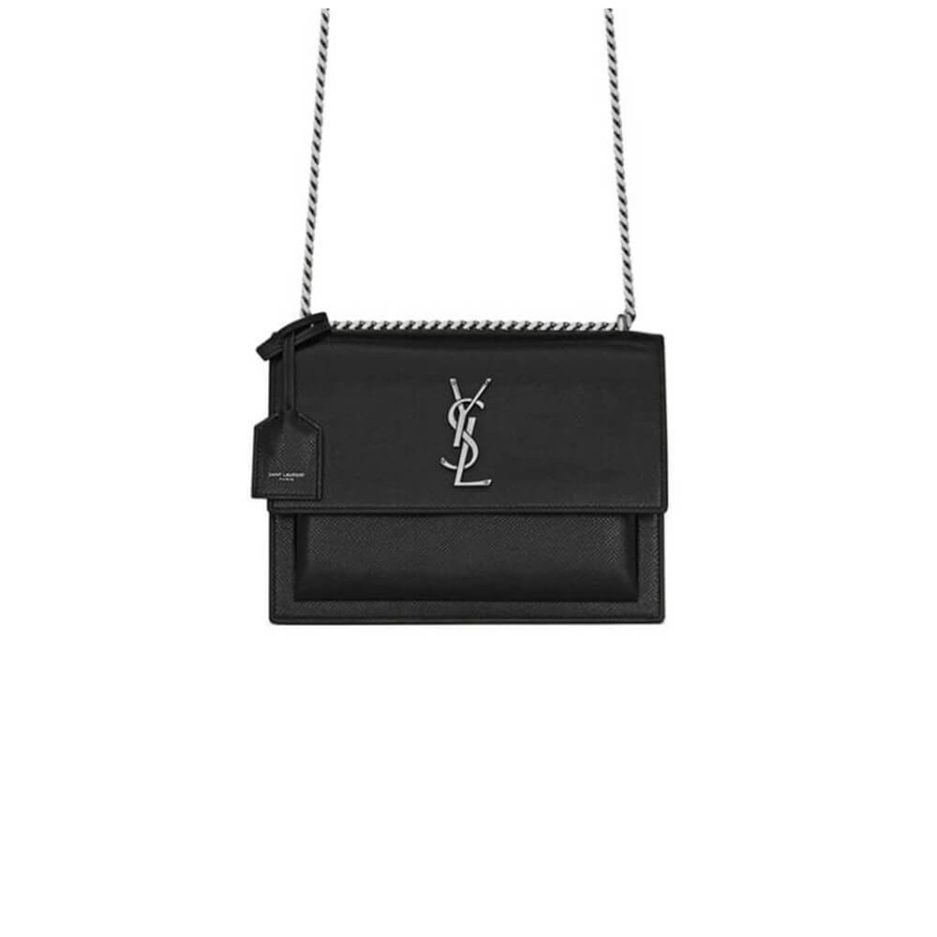 YSL sunset medium leather shoulder bag