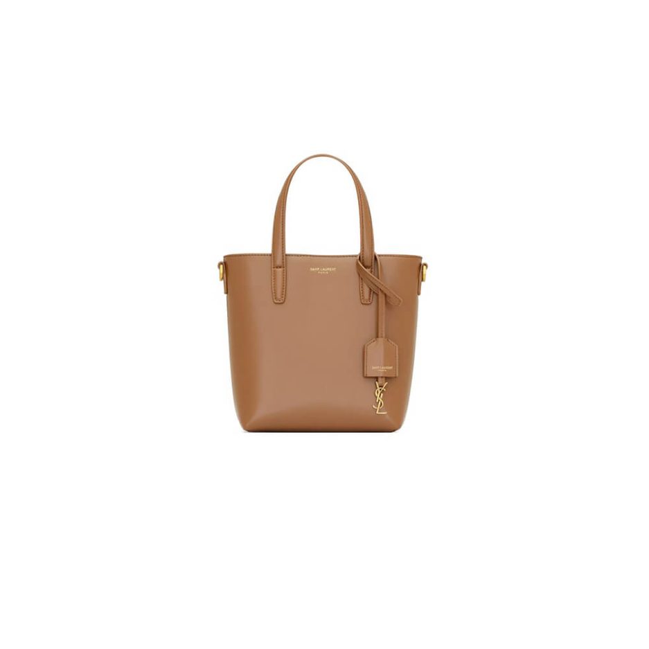 MINI TOY SHOPPING SAINT LAURENT IN BOX LEATHER